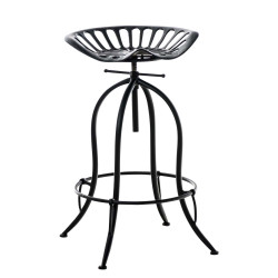 Tabouret de bar Mimosa noir