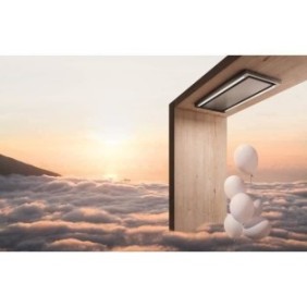 Hotte de plafond Cloud seven IX / A / 90 ELICA PRF0142094 - L 90 cm - Inox - Extraction ou filtre - 760 m≥ air/h max - 3 vitesse