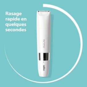 Braun Body Mini Tondeuse …lectrique Femme Et Homme de Précision Corps, Rapide Et Facile, Technologie Wet & Dry, BS1000