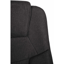 Chaise de bureau BIG Apollo en tissu gris foncé