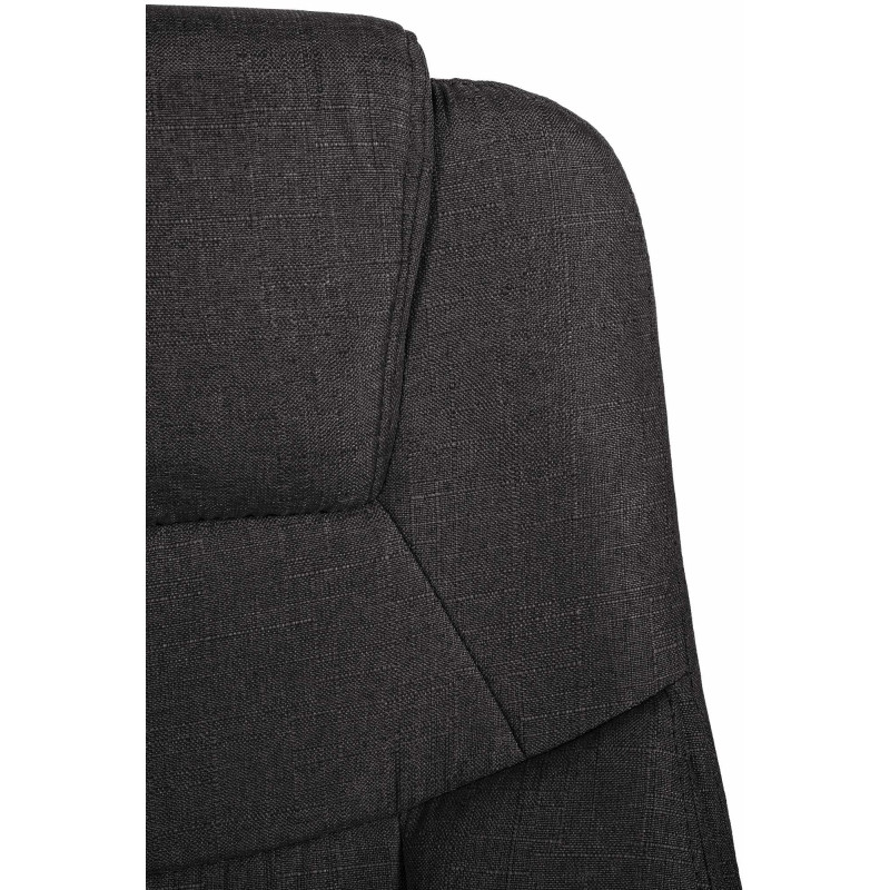 Chaise de bureau BIG Apollo en tissu gris foncé