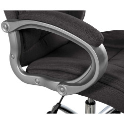 Chaise de bureau BIG Apollo en tissu gris foncé