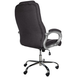Chaise de bureau BIG Apollo en tissu gris foncé