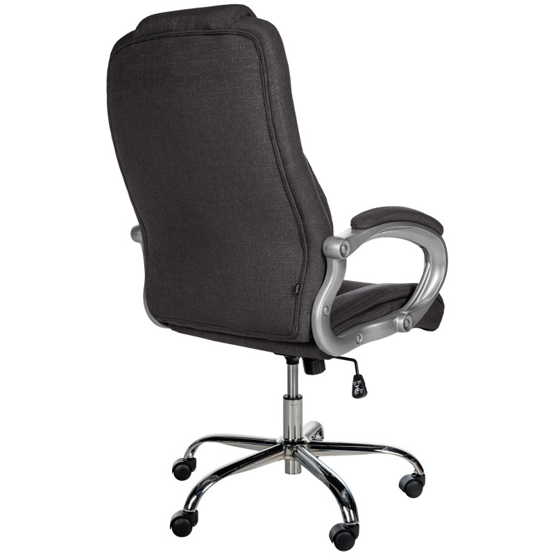 Chaise de bureau BIG Apollo en tissu gris foncé