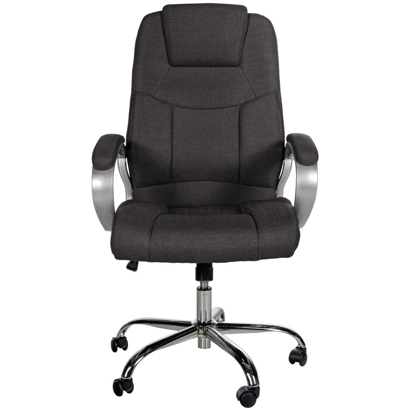 Chaise de bureau BIG Apollo en tissu gris foncé
