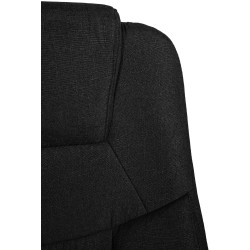 Chaise de bureau BIG Apollo en tissu noir