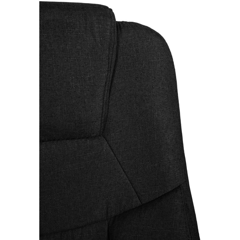 Chaise de bureau BIG Apollo en tissu noir