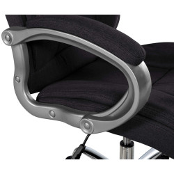 Chaise de bureau BIG Apollo en tissu noir