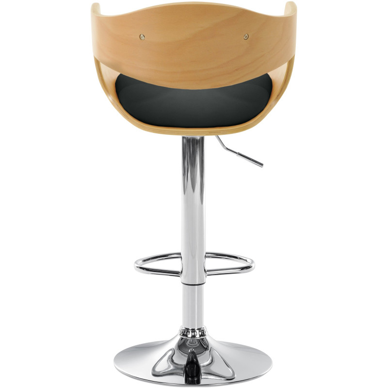 Tabouret de bar Kingston C naturel/noir