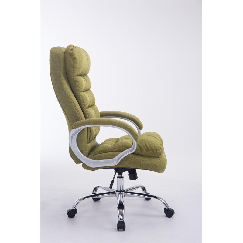 Chaise de bureau BIG Vancouver en tissu vert