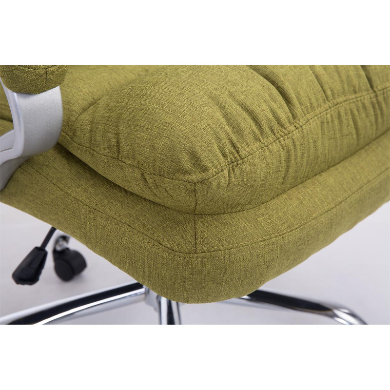 Chaise de bureau BIG Vancouver en tissu vert