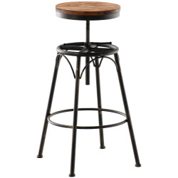 Banqueta de bar em bronze Beam