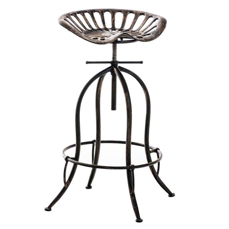 Sgabello da bar in bronzo Mimosa