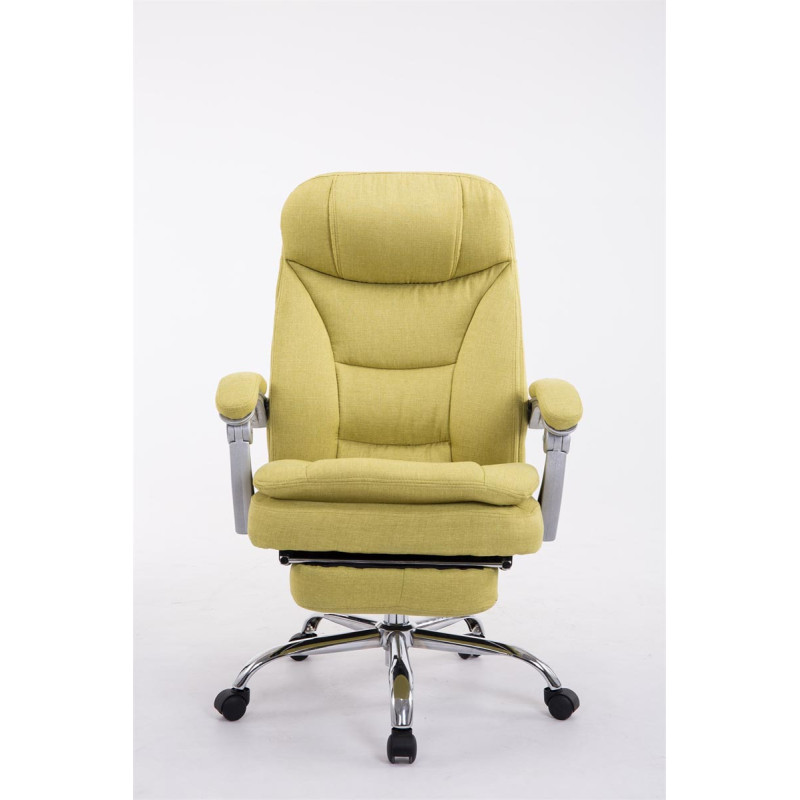 Chaise de bureau XL en tissu Troy vert