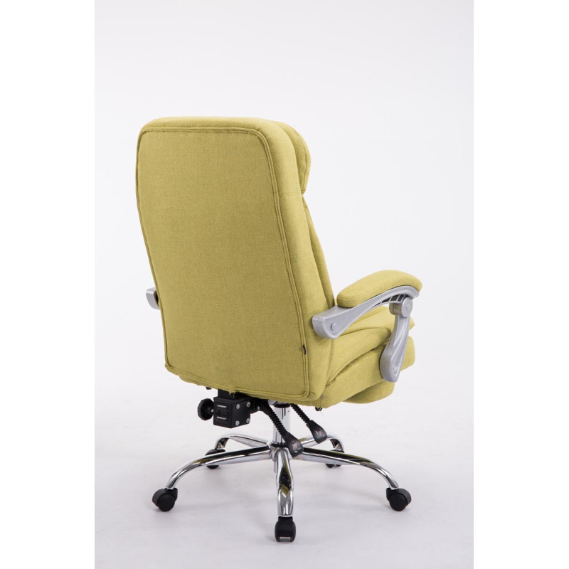 Chaise de bureau XL en tissu Troy vert