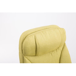 Chaise de bureau XL en tissu Troy vert