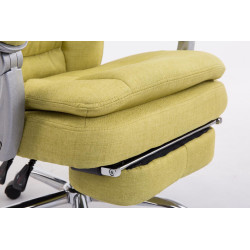 Chaise de bureau XL en tissu Troy vert