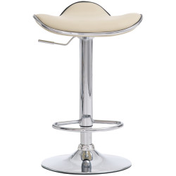 Conjunto de 2 banquetas de bar Shanghai C creme