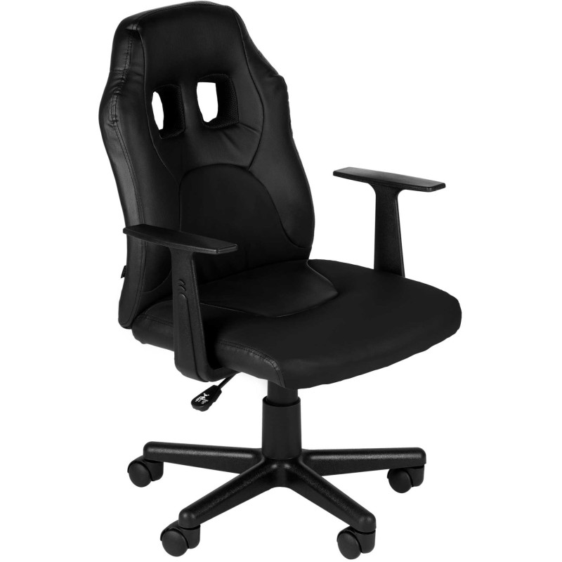 Chaise de bureau pour enfants Fun noir/noir