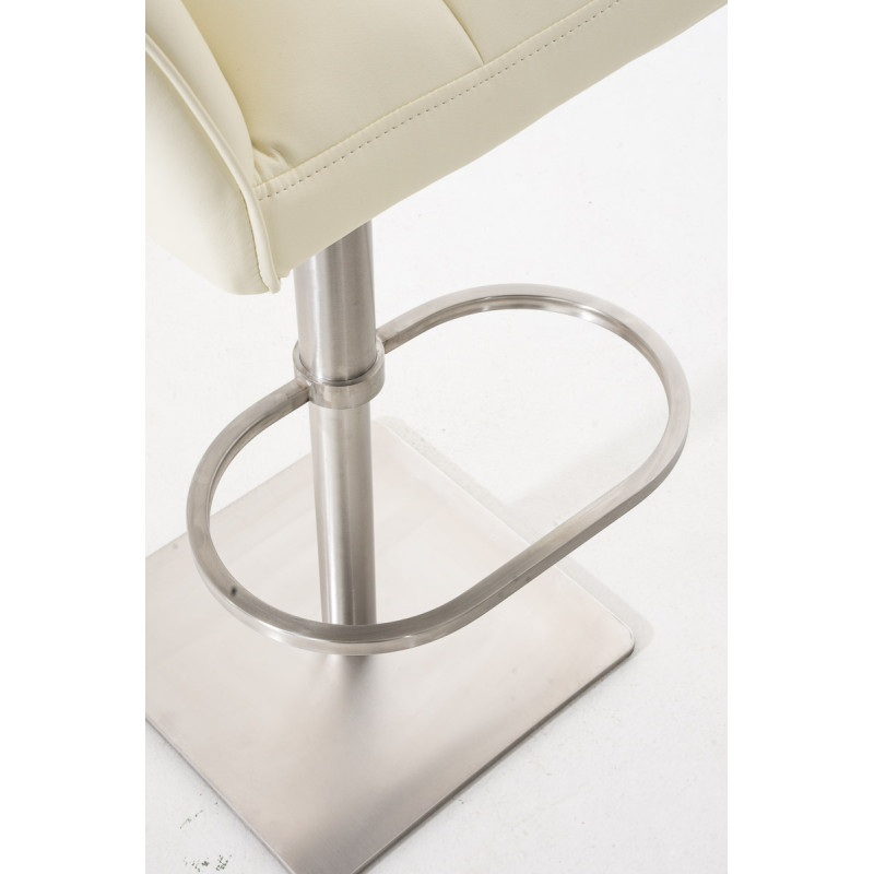 Taburete de bar Damaso E color crema