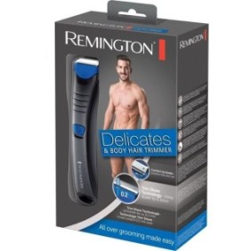 Remington BHT250 Tondeuse Rasoir Corps Homme Delicates Etanche, 3 Sabots, Lames Anti-Coupure Anti-Irritation