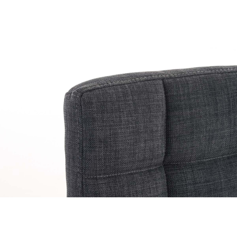 Chaise de bureau Deli V2 en tissu gris