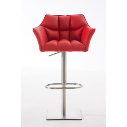 Tabouret de bar rouge Damaso E