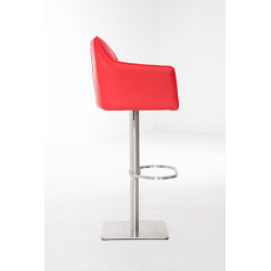 Taburete de bar rojo Damaso E