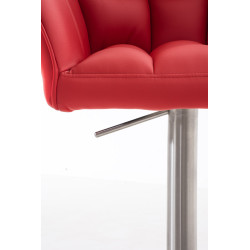 Banqueta de bar vermelha Damaso E