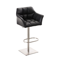 Tabouret de bar Damaso E, noir