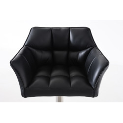 Tabouret de bar Damaso E, noir