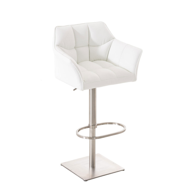 Tabouret de bar blanc Damaso E