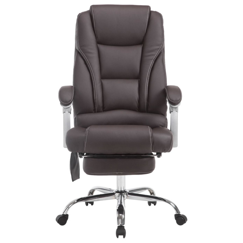 Chaise de bureau Pacific avec fonction massage brun