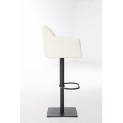 Tabouret de bar Damaso B, crème