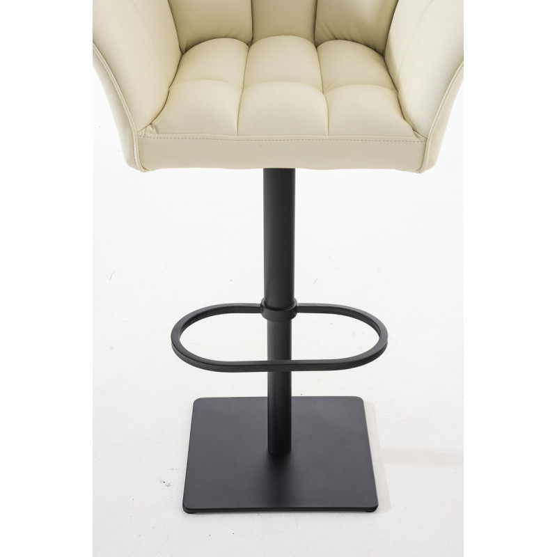 Taburete de bar Damaso B, color crema