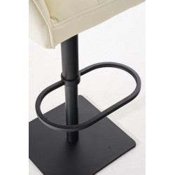 Taburete de bar Damaso B, color crema