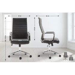 Chaise de bureau Columbus noir