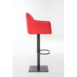 Tabouret de bar rouge Damaso B