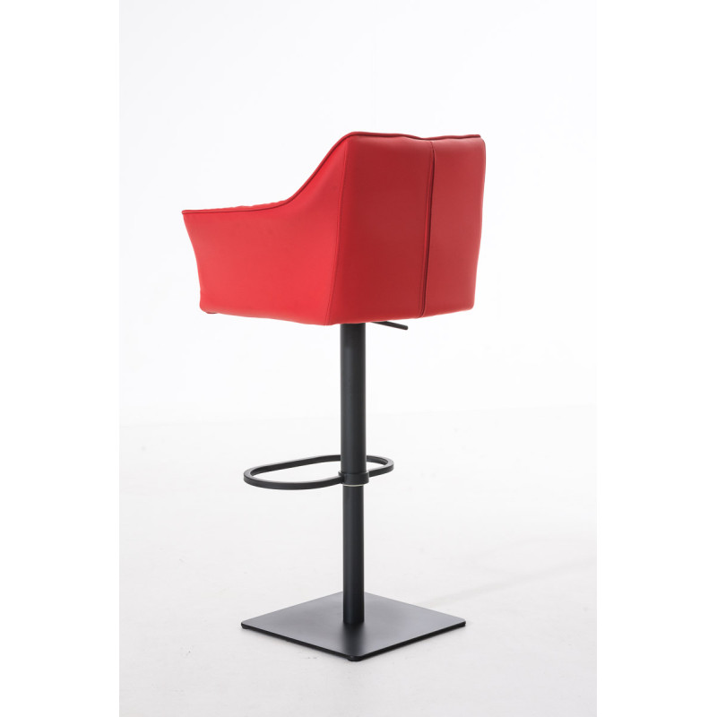 Tabouret de bar rouge Damaso B