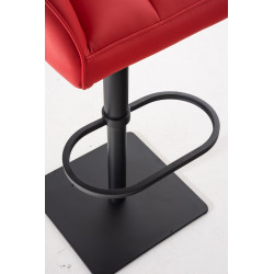 Tabouret de bar rouge Damaso B