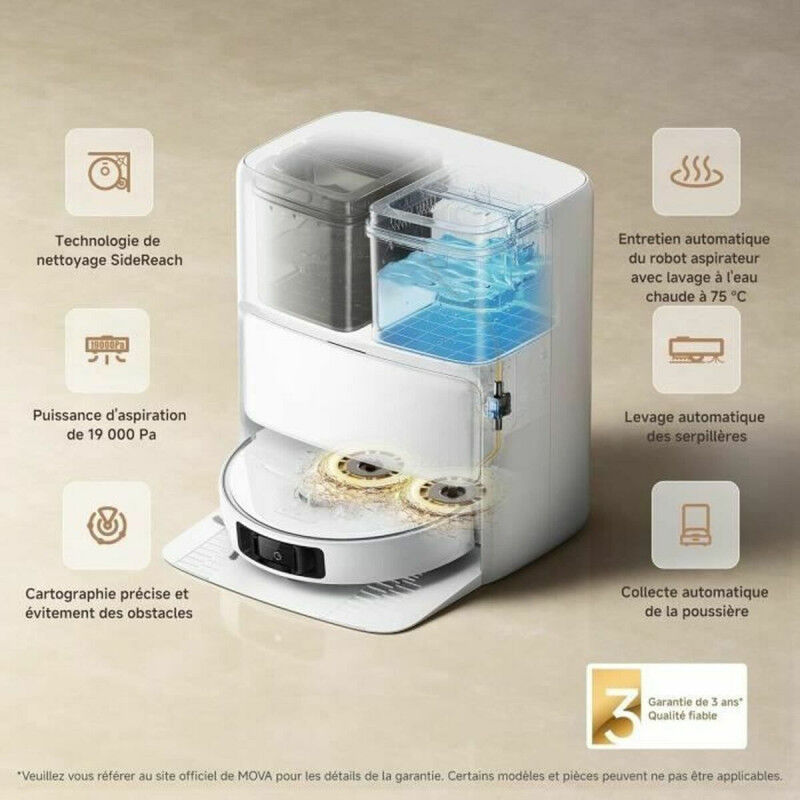 Aspirateur robot Dreame P50 Ultra 5200 mAh