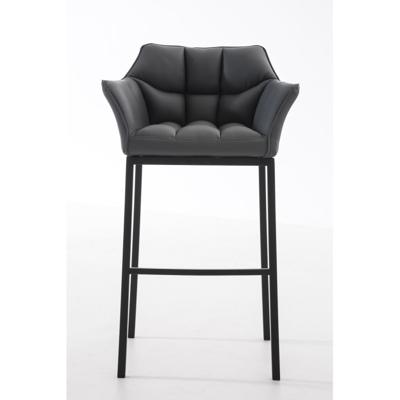 Tabouret de bar Damaso B avec structure à 4 pieds