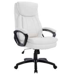 Chaise de bureau Platon blanc