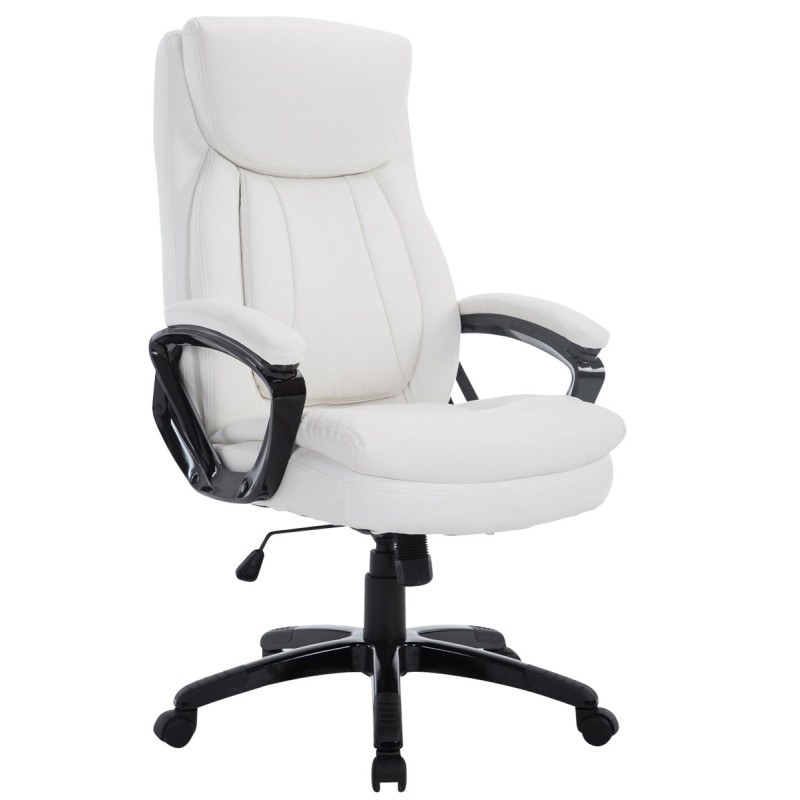 Chaise de bureau Platon blanc