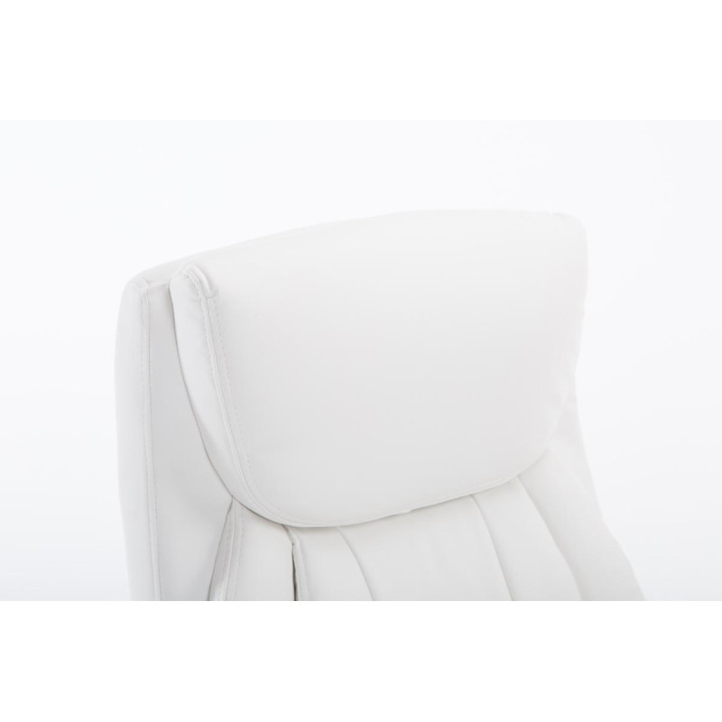 Chaise de bureau Platon blanc