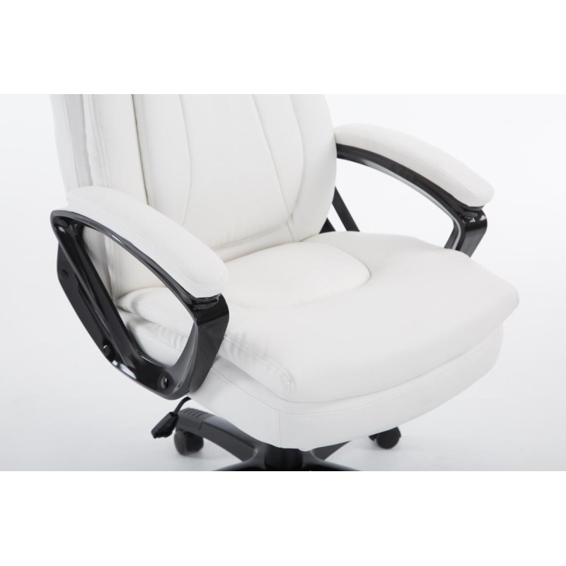 Chaise de bureau Platon blanc