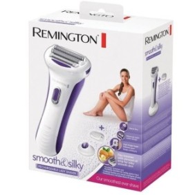 Remington WDF5030 Rasoir Electrique Femme Smooth Silky Etanche Rechargeable, Bande Hydratante Huile d'Amande