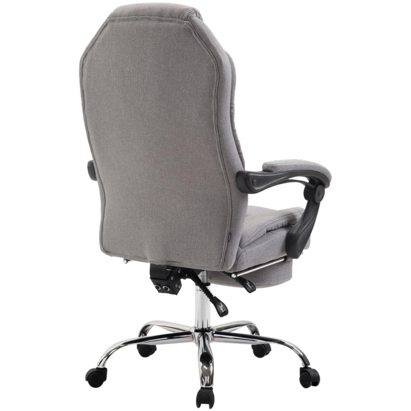 Chaise de bureau en tissu Castle gris