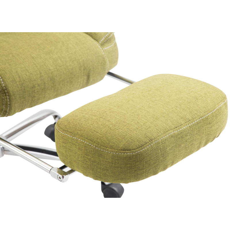 Chaise de bureau en tissu Castle vert