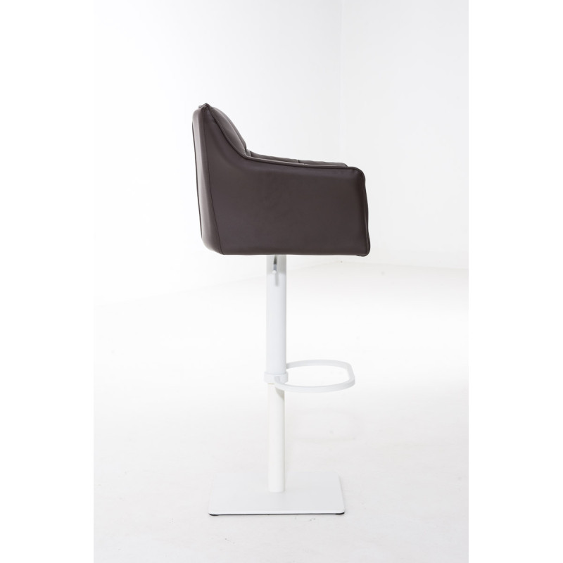 Tabouret de bar Damaso W marron